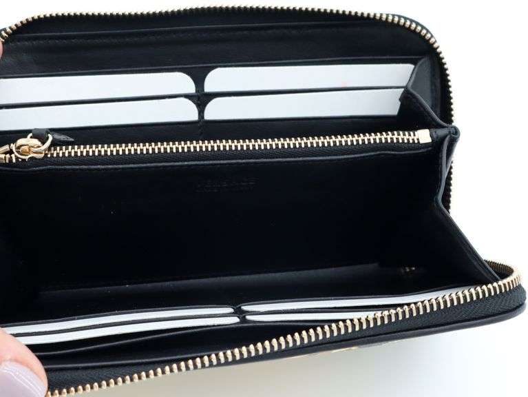 Versace Baroque Printed Wallet Ziparound