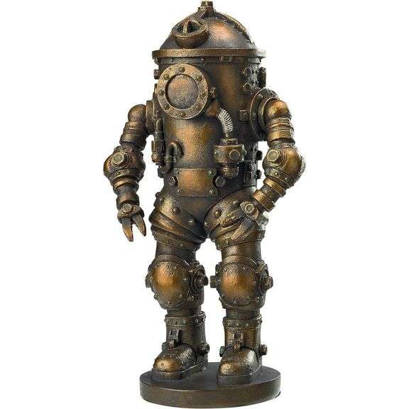 Tritonia Atmospheric Diving Suit Steampunk Statue