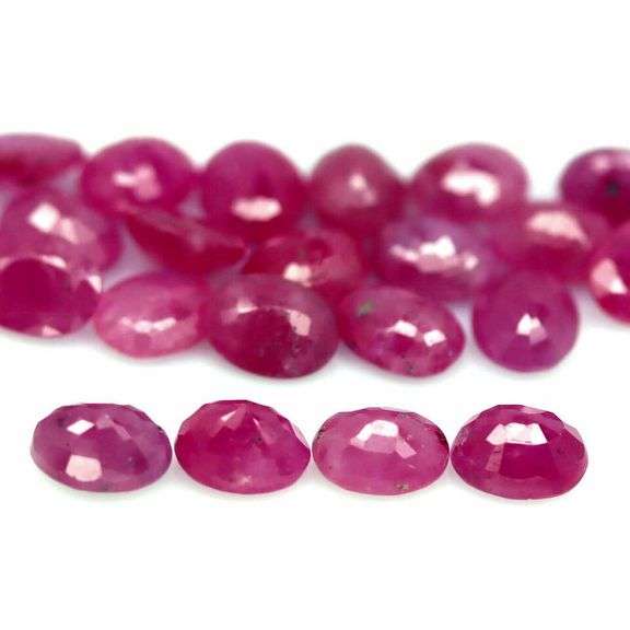Rare heated only 11.20ct Ruby set from Madagascar
