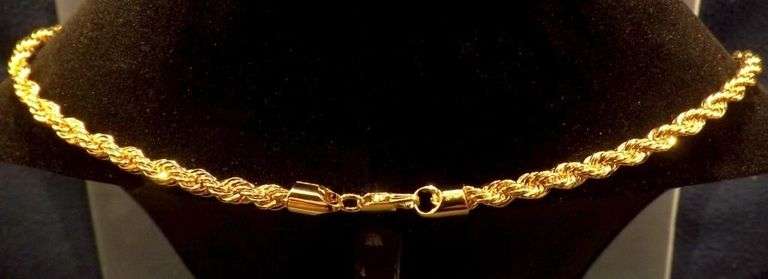 Awesome 18 Kt Gold Plated Eagle Pendant And Chain