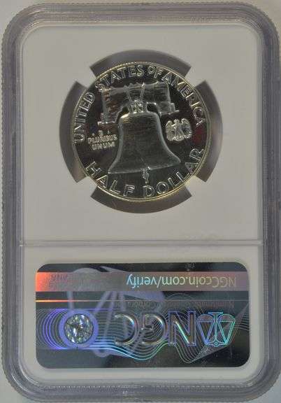 1960 50C PF 68 NGC Holder