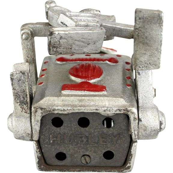Robert the Robot Die-Cast Iron Mechanical Coin Bank Vintage 1950s Collectible