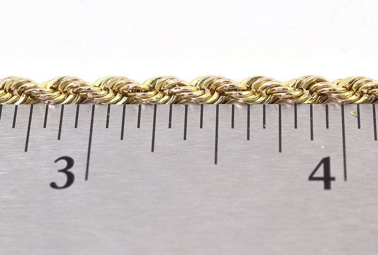 Wonderful 10K Yellow Gold Chain Link Bracelet