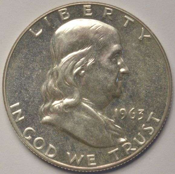 1963 Proof Franklin Half Dollar