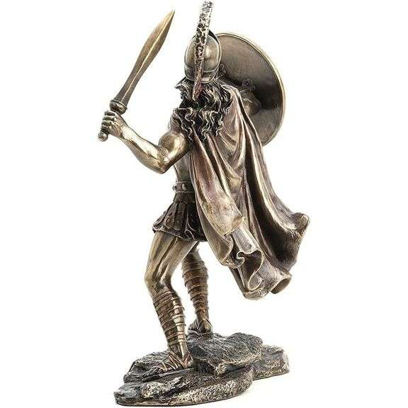 Theseus Greek Hero Bronze Finish Sculpture