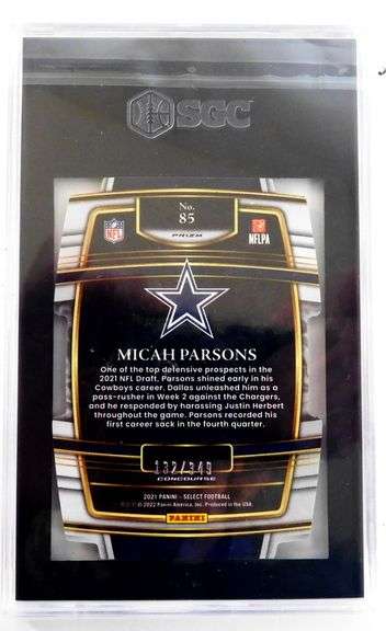 Micah Parsons 2021 Graded Football Card