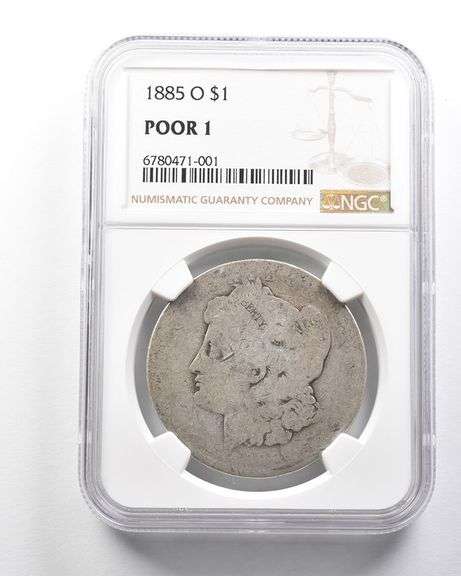 Poor 1 1885-O Morgan Silver Dollar NGC P01 Lowball Pocket Piece