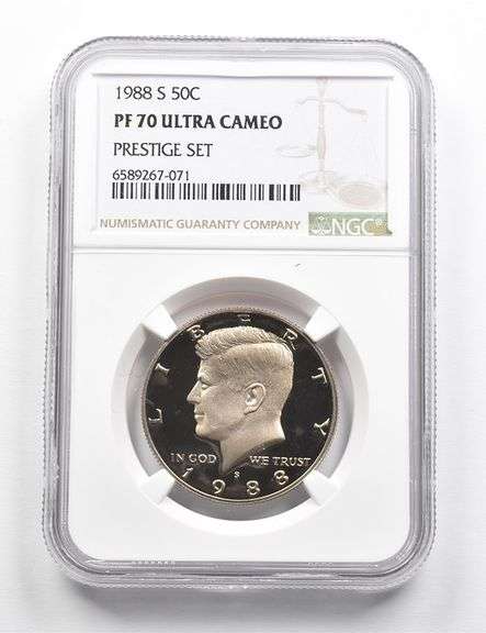 PF70 UCAM 1988-S Kennedy Half Dollar Prestige Set NGC RARE PEDIGREE
