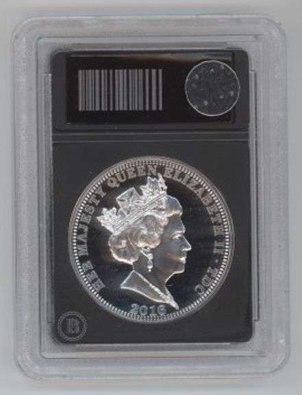 2016 Liberty and Britannia Gem Proof Silver Crown in custom box