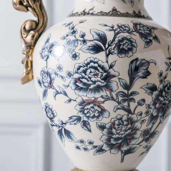Tall Ceramic Floor Vase Modern Home Decor Flower Vase