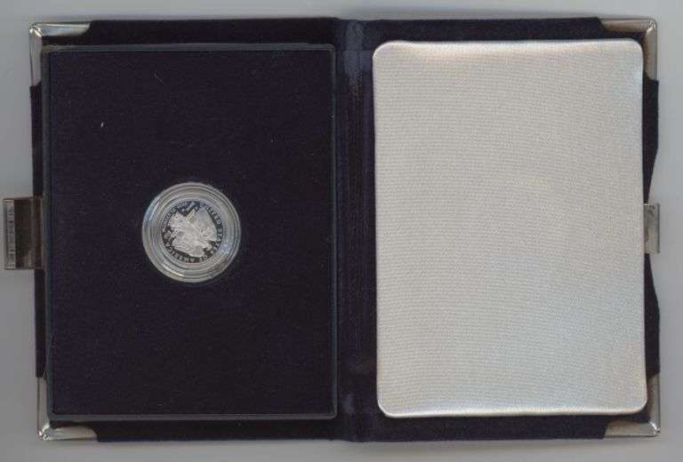 2008 Superb Gem Cameo Proof $10 Pure Platinum Eagle. Box/COA