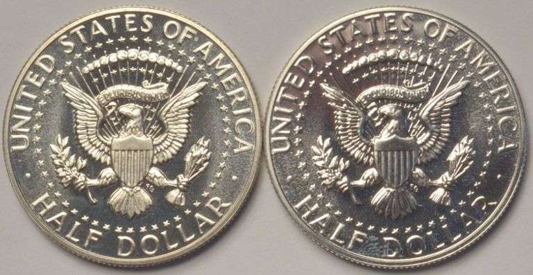 Lot of 2 1964 Proof Kennedy Half Dollars