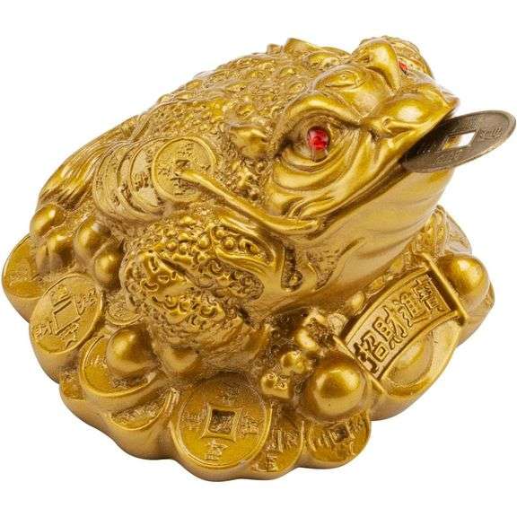 Feng Shui Money Frog Lucky Toad for Attracting Wealth