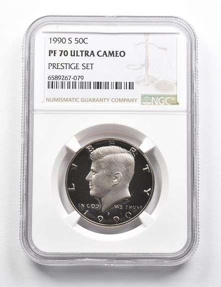 PF70 UCAM 1990-S Kennedy Half Dollar Prestige Set NGC RARE PEDIGREE