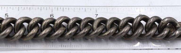 925 Sterling silver Mexico cuban link bracelet