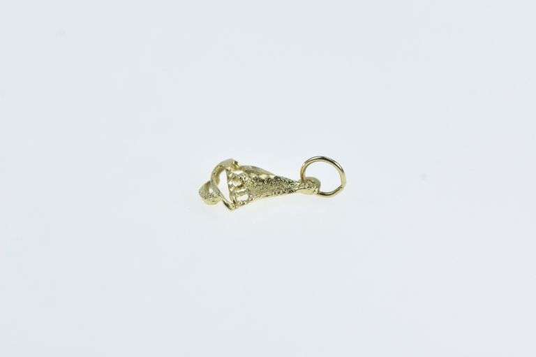 14K Yellow Gold Sail Boat Ship Vintage Nautical Charm/Pendant