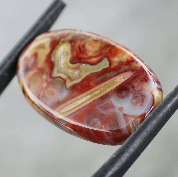 Highly figurative 10.92ct crazy lace Agate