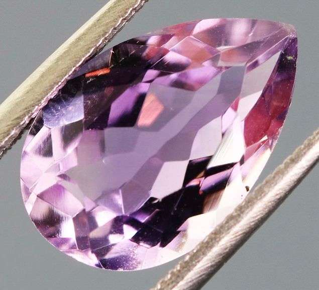 Glittering 2.61ct pear cut Amethyst