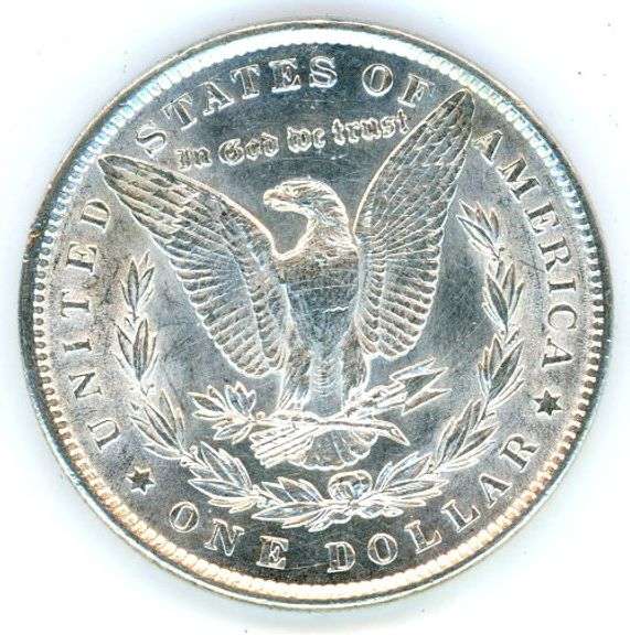 1889 Morgan Silver Dollar in AU Details