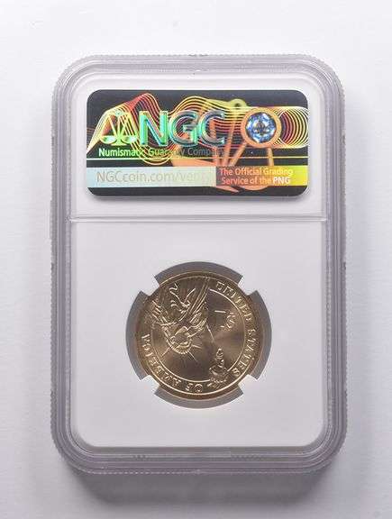 MS69 2008-P John Quincy Adams Presidential $1 Annual Dollar Set NGC