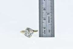 14K Yellow Gold 0.30 Ctw 1940's Diamond Engagement Ring