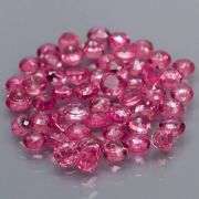Premium 3.75ct 55 piece round cut Ruby set