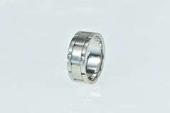 Platinum 8.6mm Watch Band Design Men's Wedding Ring