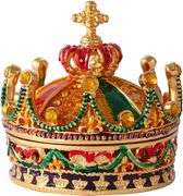 Hand Painted Regal Crown Series Jewelry Box