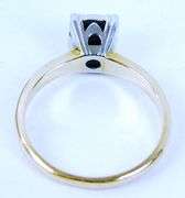 Classic Early 14K Diamond Ring, Size 5