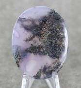 Artistic 55ct Chalcedony and Chlorite cabochon