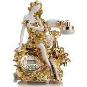 Vintage Golden Corded Landline Phone