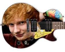 Ed Sheeran Signed Custom 1/1 Epiphone Graphics Guitar ACOA
