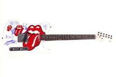 The Rolling Stones Autographed Facsimile Signed Graphics Guitar