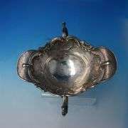 Antique Danish Sterling Silver Gravy Boat with Dragon Handles