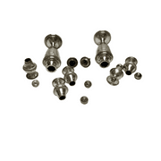 Vintage Sterling and Silver Plated Shakers Dunkirk and Paris WM Rogers & Son, Lot of 7