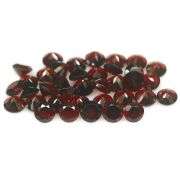 Rich round cut 12.39ct Garnet set