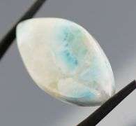Bright 35.87ct Larimar cabochon