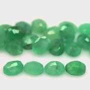 Bright emerald green 5.25ct 19pc emerald set