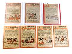7 Topps 1962 Football Cards