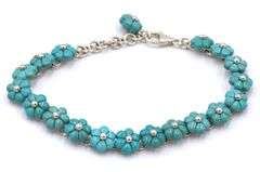Lot of 3 gemstone bracelets in 925 sterling silver