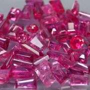 Premium 3.93ct 60 piece mixed cut Ruby set