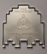 2022 Niue 2 Dollars 1 Ounce Silver Pac-Man "Ghost" Coin