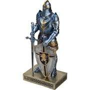 Hand-Painted 12.6" King's Guard Knight Statue