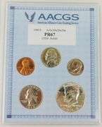 1969 -S  U.S. Coin Set, Graded