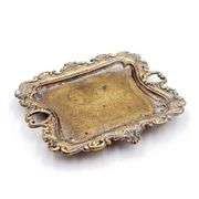 Antique Gold Vintage Trinket Dish