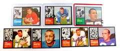 7 Topps 1962 Football Cards