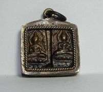 Rare Two Buddha Amulet/Pendant/Talisman