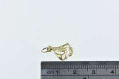 14K Yellow Gold Sail Boat Ship Vintage Nautical Charm/Pendant