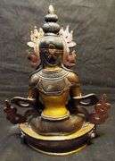 Nepal Green Tara Statue - Stunning
