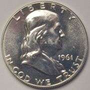 1961 Proof Franklin Half Dollar